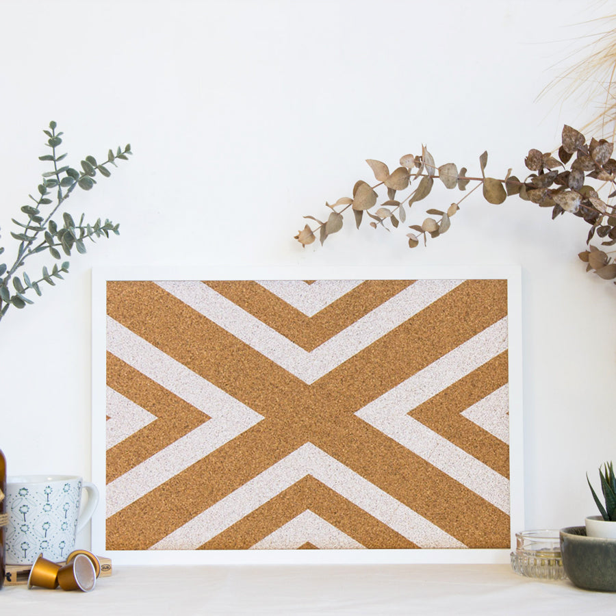 Aesthetic Cork Board-M (45 x 30 cm) / Triangles-M (45 x 30 cm)-Triangles-Misswood