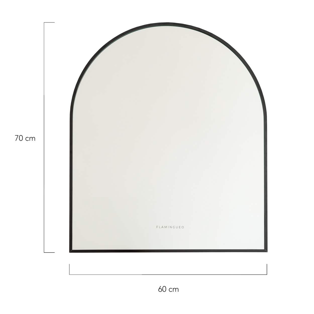 Espejo de Pared Mediano - Negro - Misswood