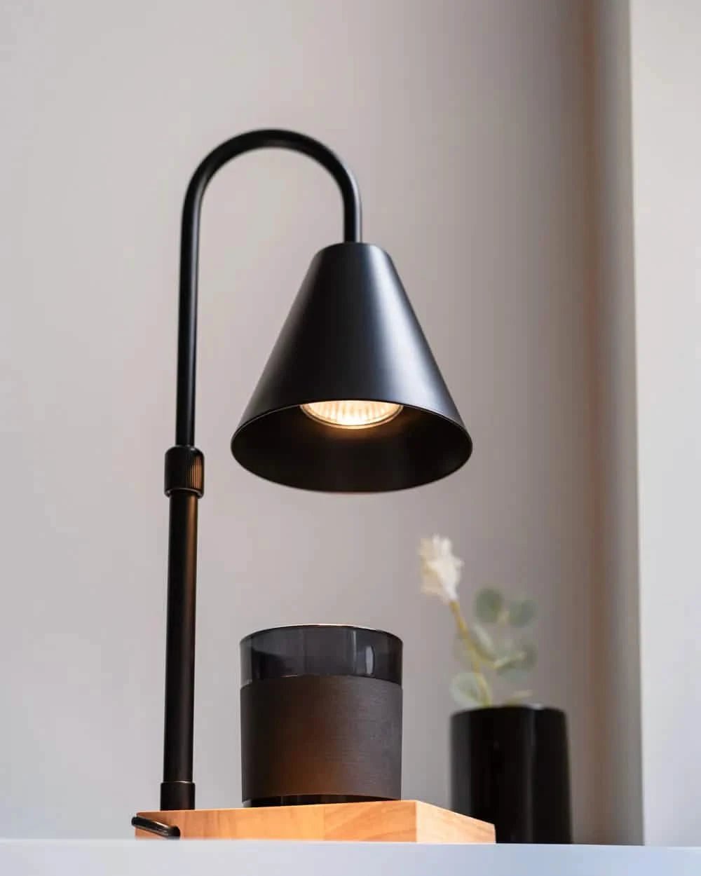 Lampara para velas - Negro - Misswood