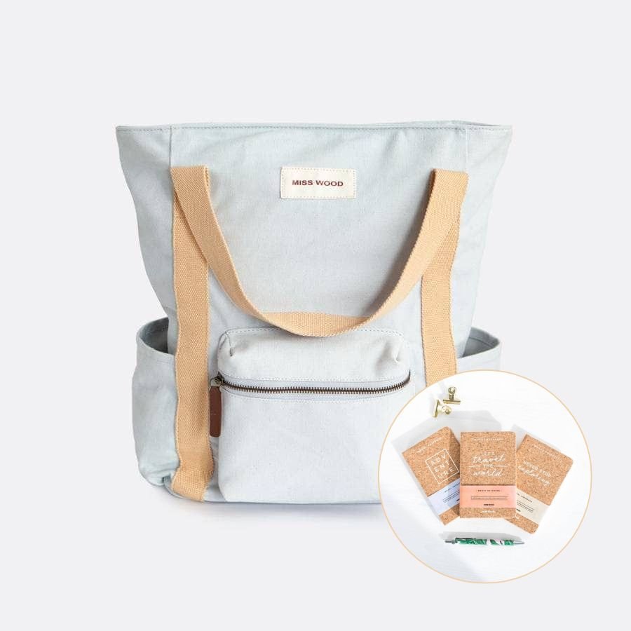 Pack Viajero - Mochila + Libreta - Misswood