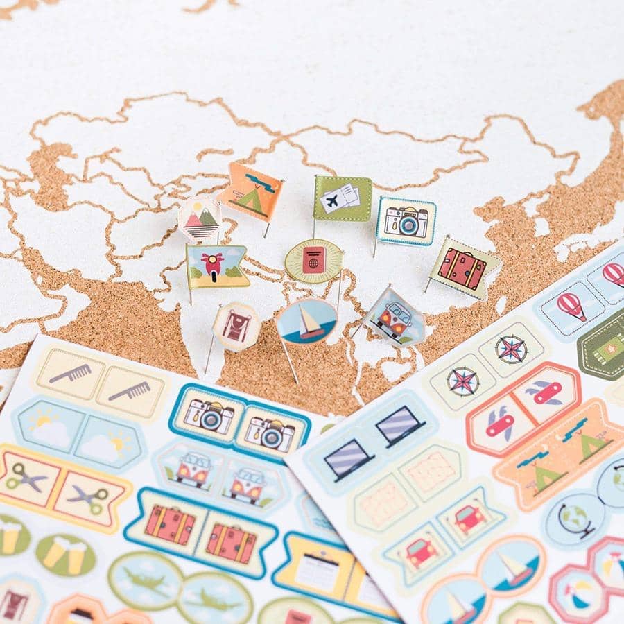 Banderitas Decorativas - Stickers Set - Misswood