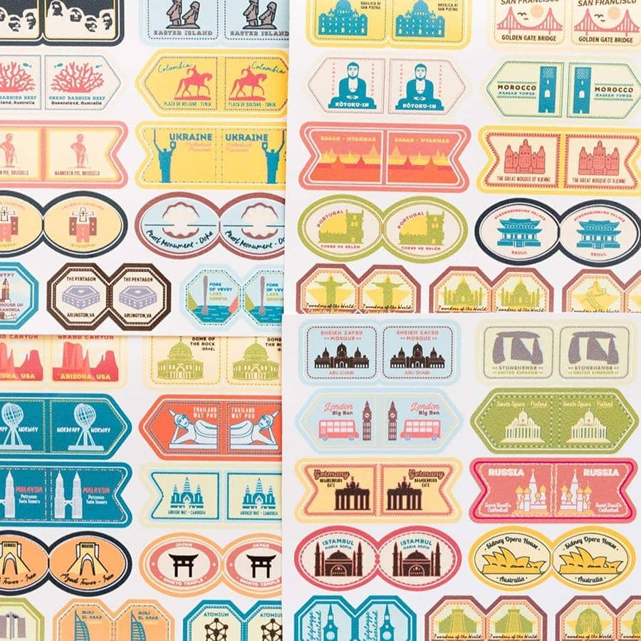 Banderitas Decorativas - Stickers Set - Misswood