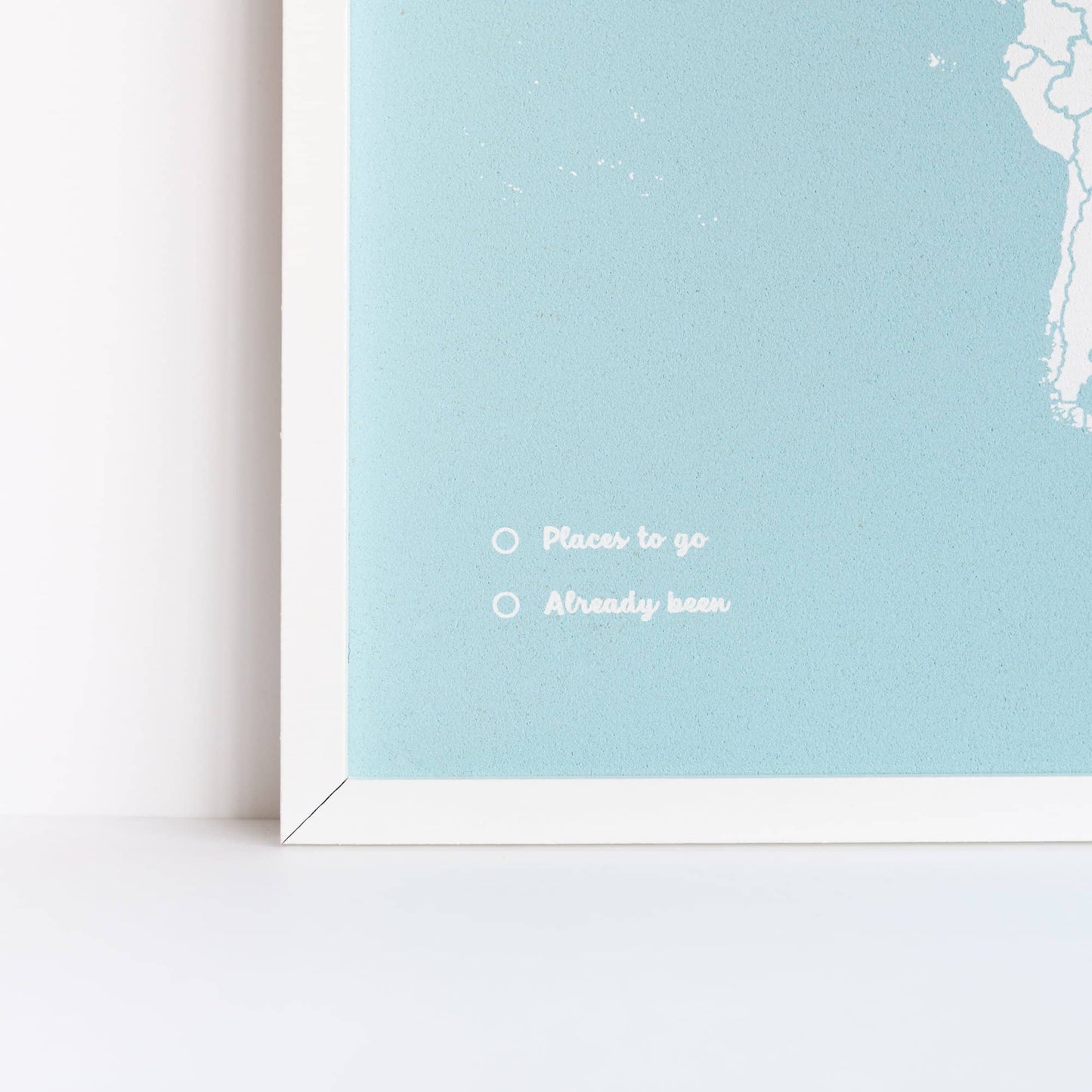 Mapa de corcho - Woody Map Colors Azul - Misswood