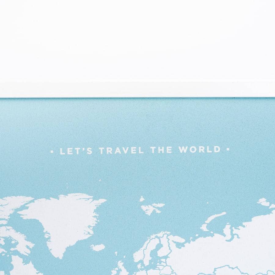 Mapa de corcho - Woody Map Colors Azul - Misswood