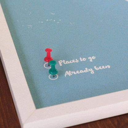 Mapa de corcho - Woody Map Colors Azul - Misswood