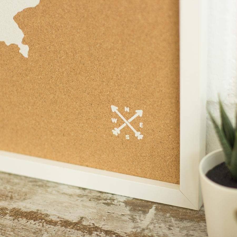 Mapa de corcho - Woody Map Natural Alemania - Misswood