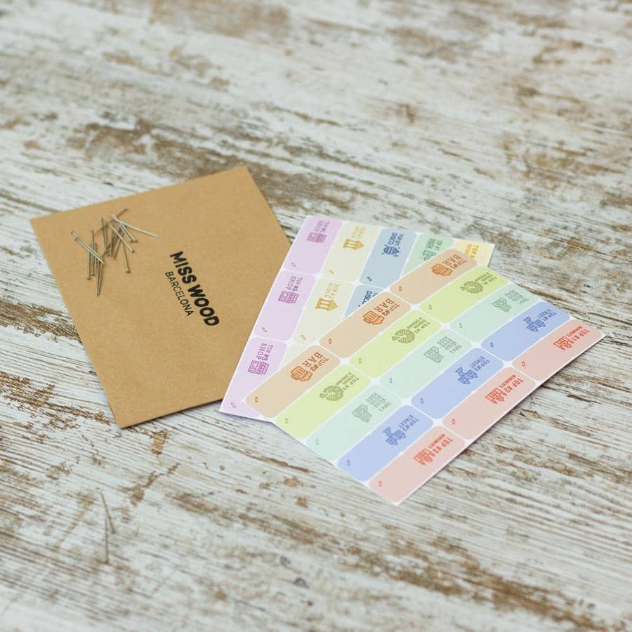 Mapa de corcho - Woody Map Natural Nueva York - Misswood