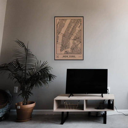 Mapa de corcho - Woody Map Natural Nueva York - Misswood