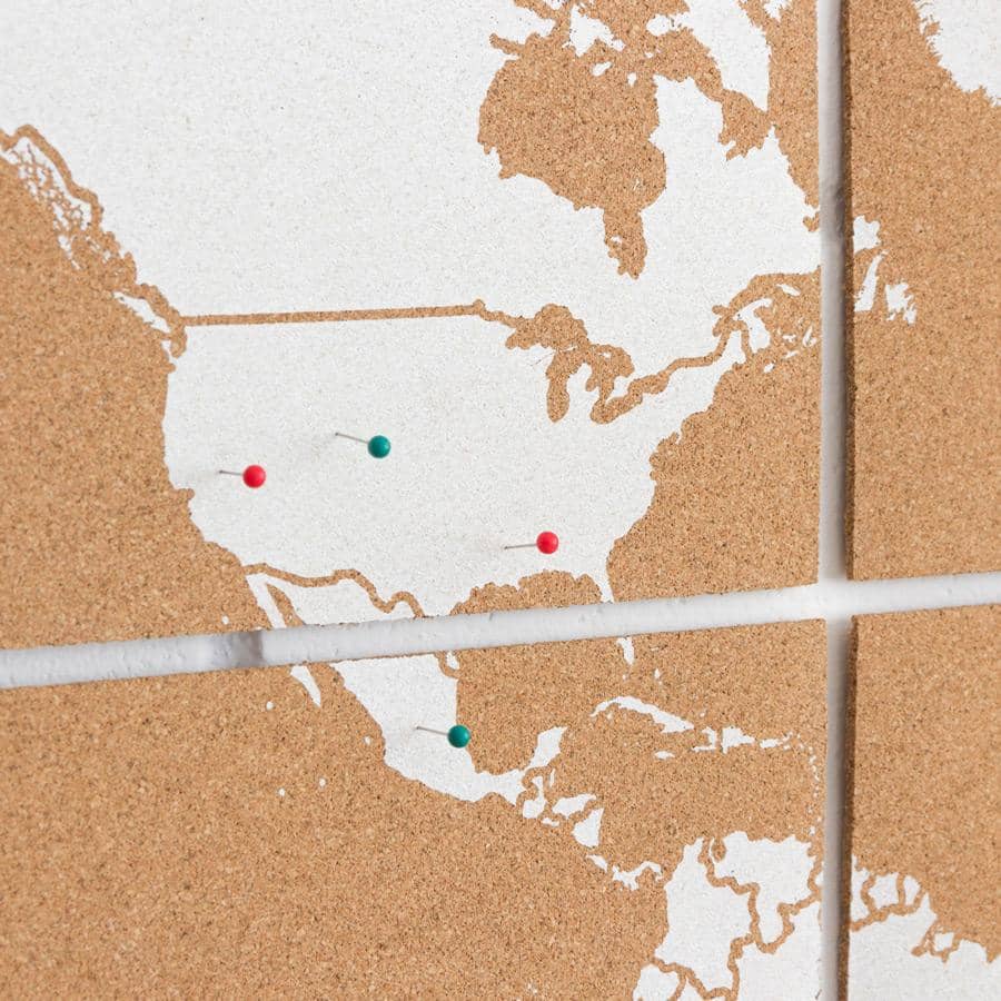 Mapa del mundo de corcho - Woody Map Natural Puzzle - Misswood