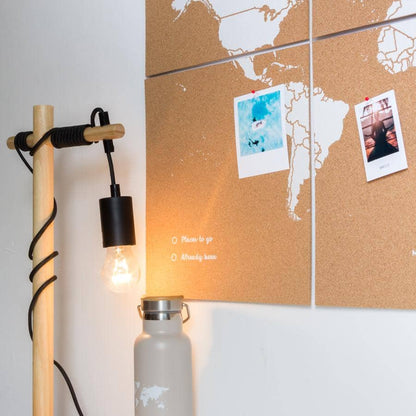 Mapa del mundo de corcho - Woody Map Natural Puzzle - Misswood