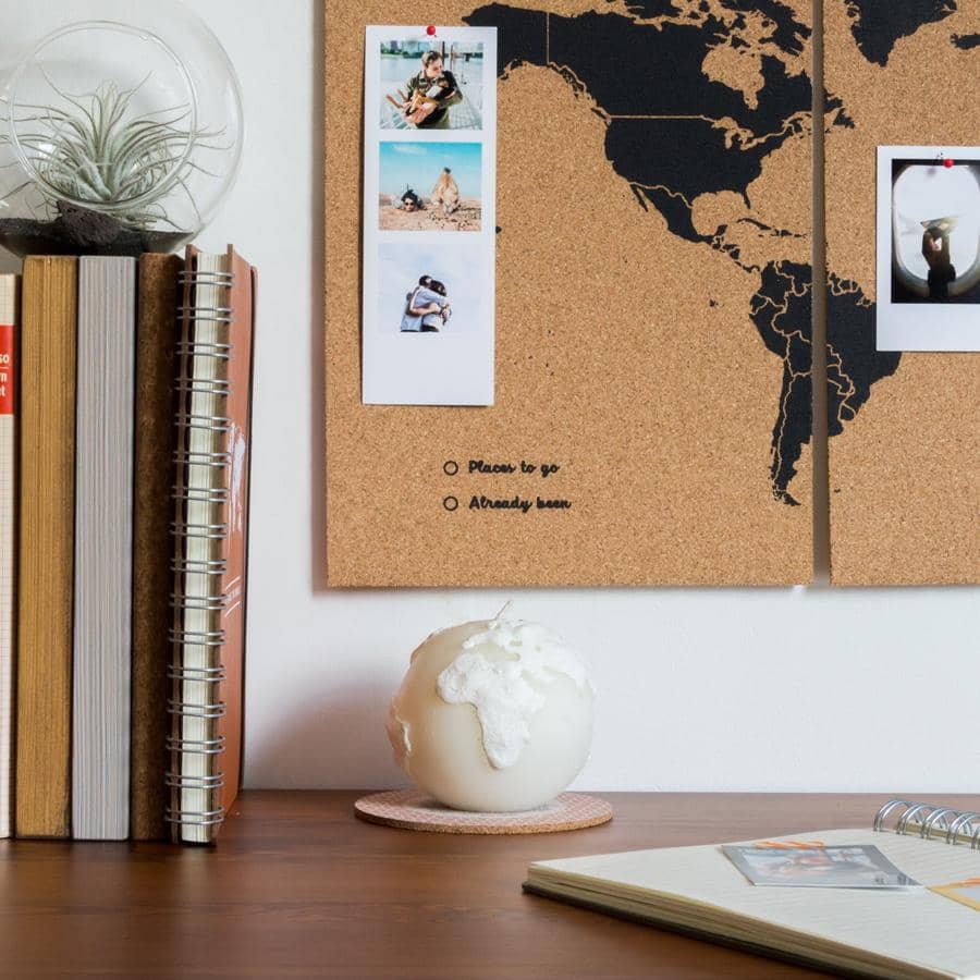 Mapa del mundo de corcho - Woody Map Natural Puzzle - Misswood