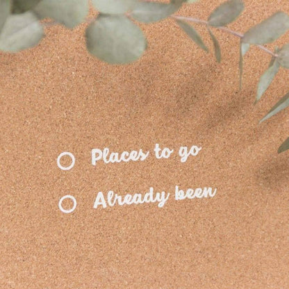 Mapamundi corcho - Woody Map Natural World - Misswood